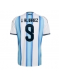 Moške Nogometnih dresov Argentina Julian Alvarez #9 Domači SP 2026 Kratki rokavi Moške Nogometnih dresov Argentina Julian Alvarez #9 Domači SP 2026 Kratki rokavi